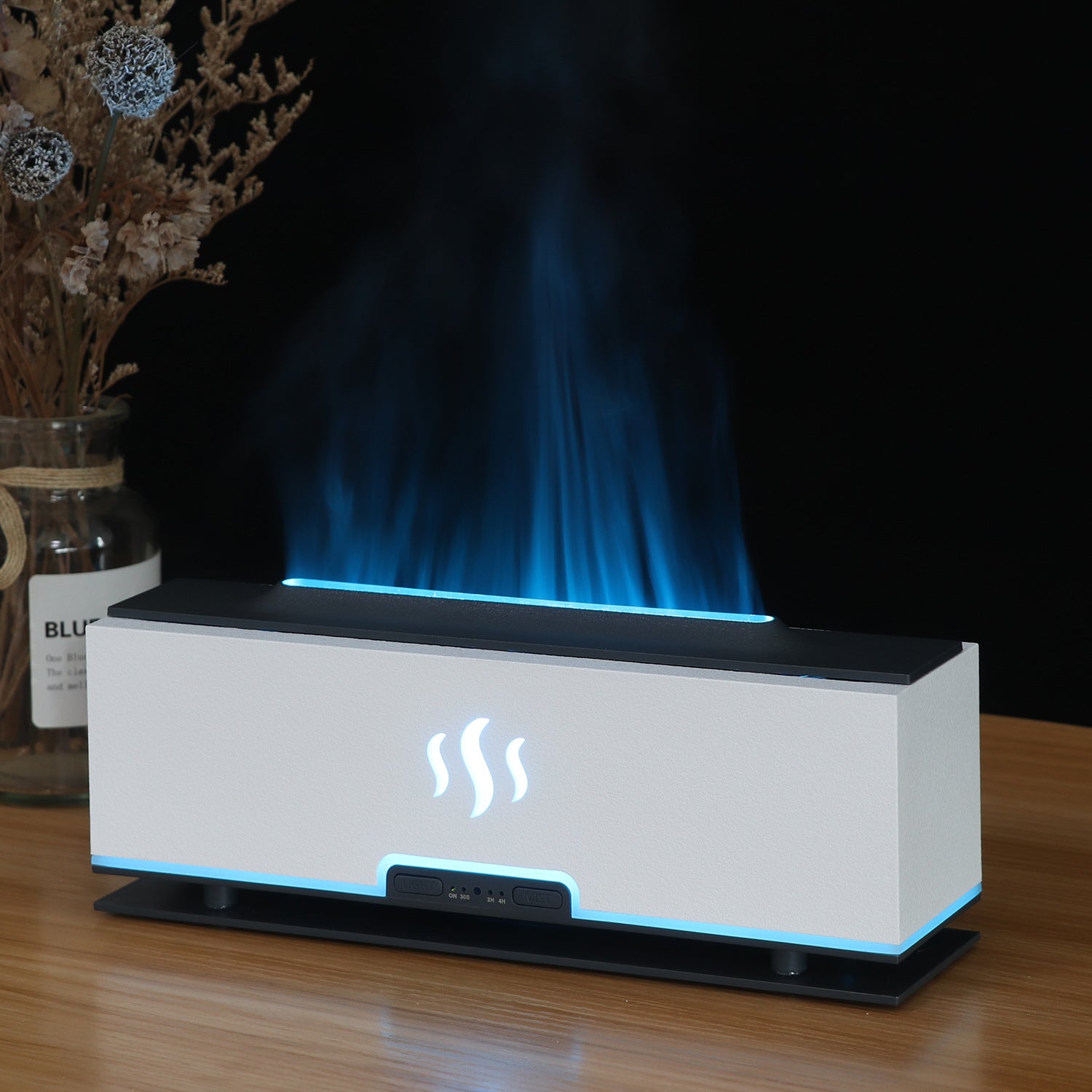 EmberGlow™ 3D Flame Humidifier & Aroma Diffuser