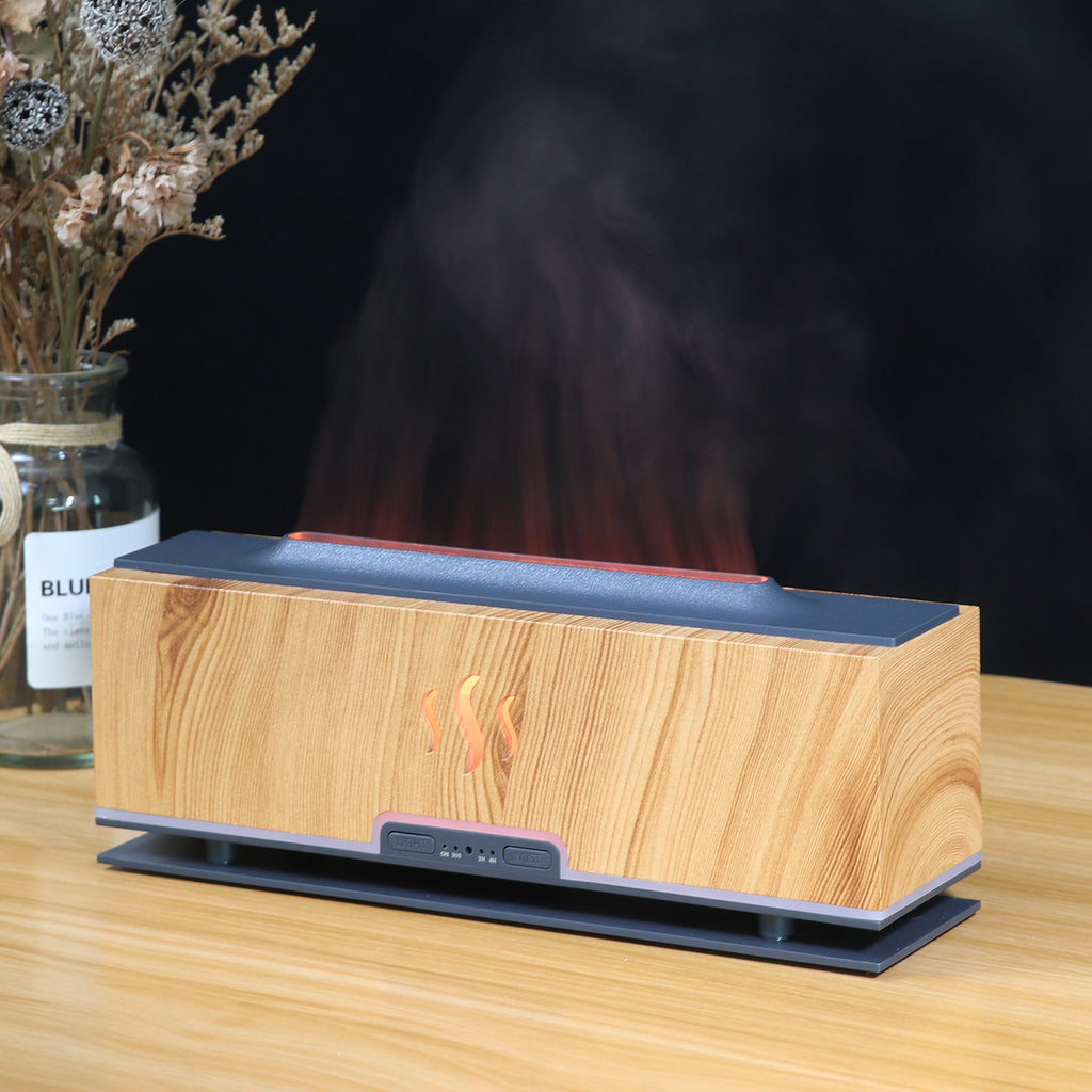 EmberGlow™ 3D Flame Humidifier & Aroma Diffuser
